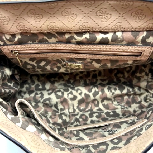 GUESS monogram TWO WAY BAG Preowned - Picture 4 of 5